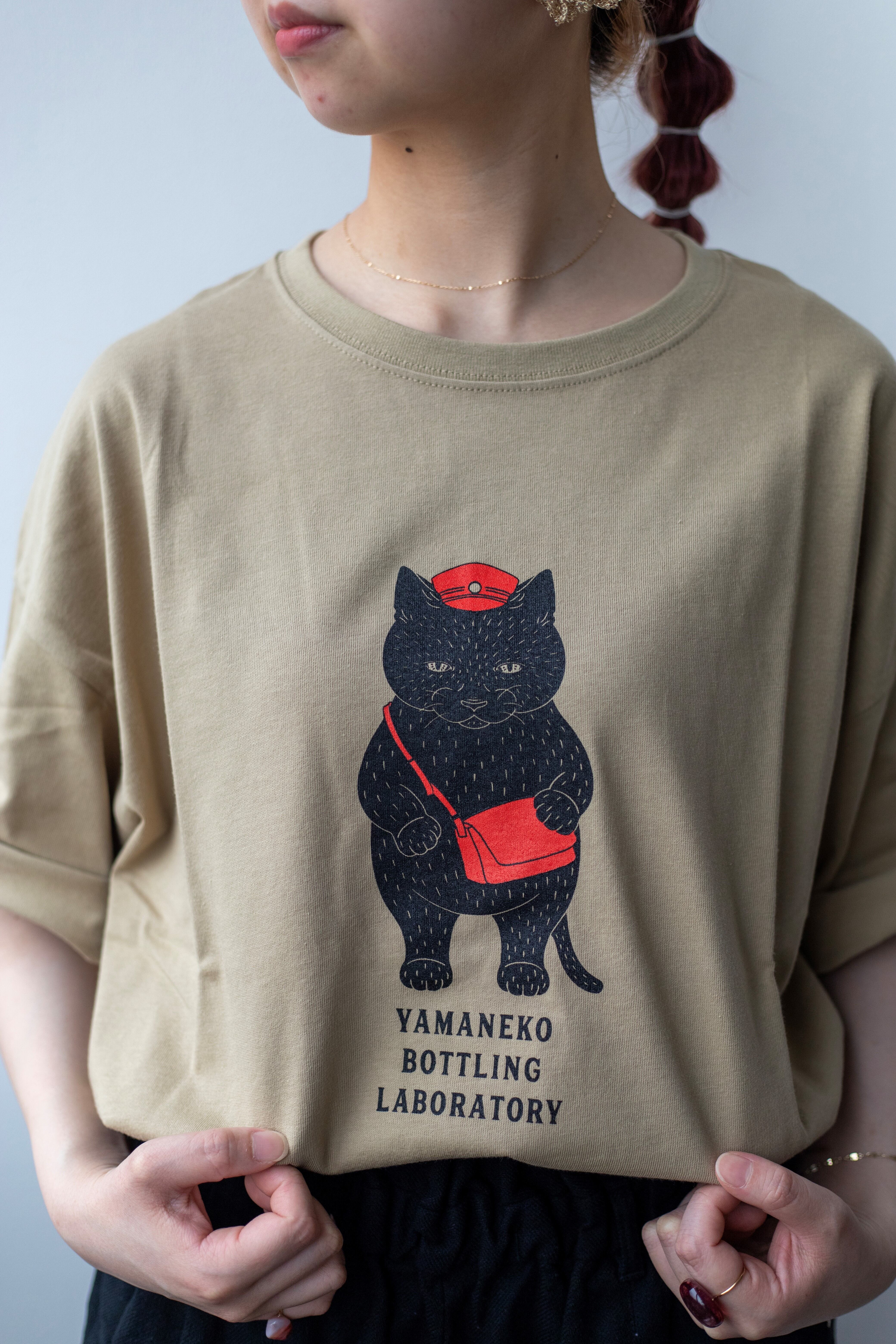 山猫オリジナルTシャツ【ベージュ】