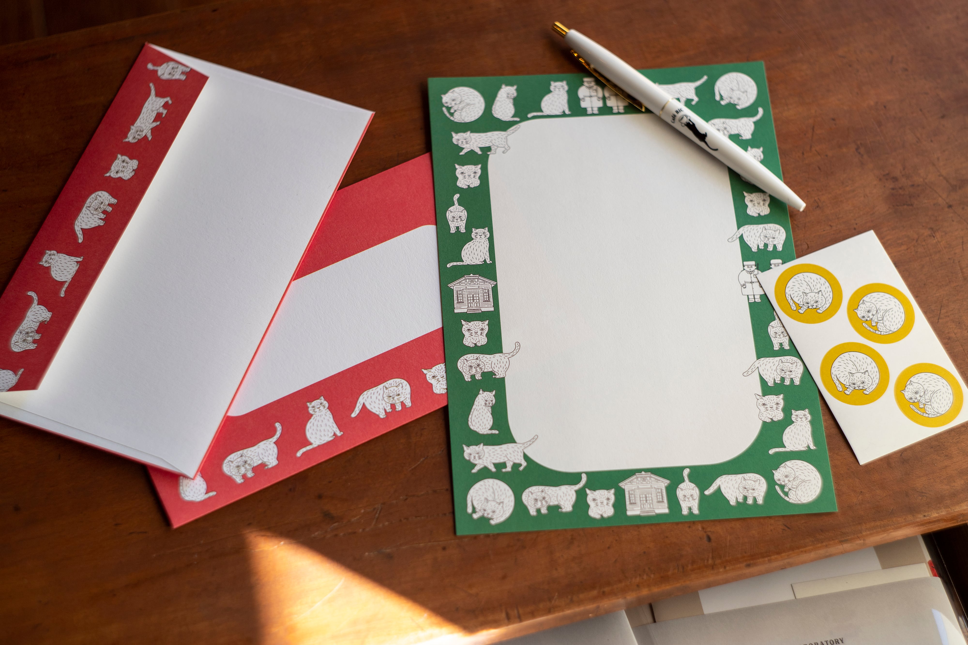 山猫瓶詰研究所　レターセット　やまねこ